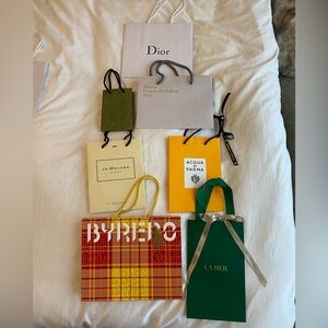 Designer Shopping bags La Mer Dior Byredo Aqua di Parma MFK Jo Malone Gucci Bty